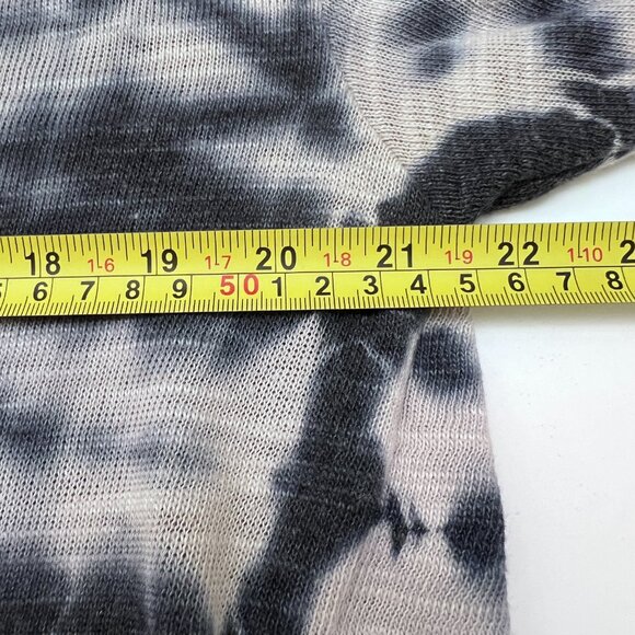 Young Fabulous & Broke Blue Tie Dye Hi-Low Top Small oversized Boho Mixed Media - Picture 8 of 11